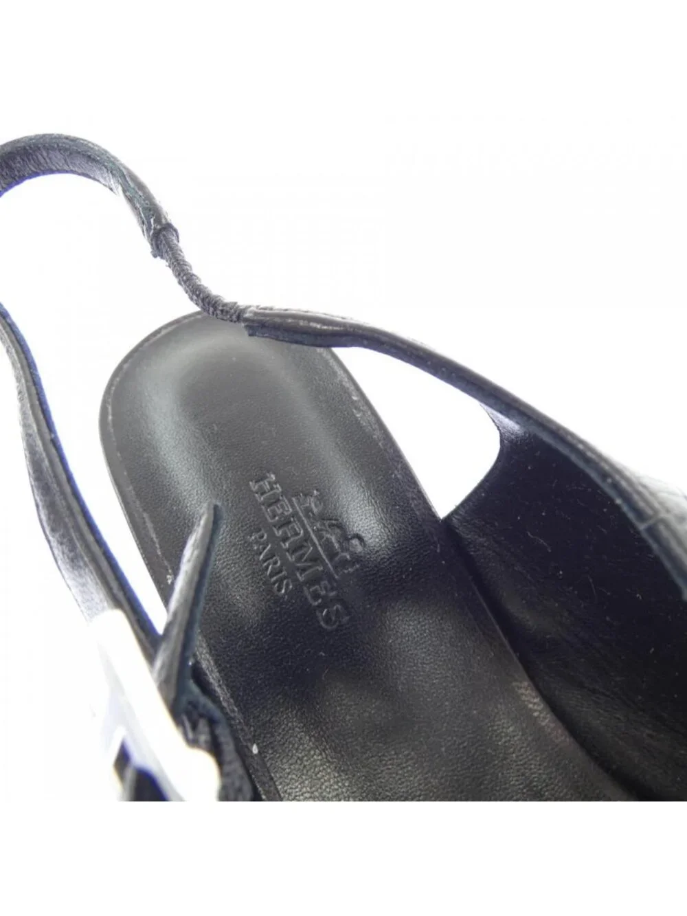 Hermes Jackie 50 Hapi Buckle Pumps Heel